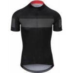 Schwarzes sprint-chrono-sportshirt größe s