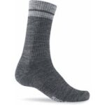 Anthrazit/graue wintersocken aus merinowolle größe 36-39