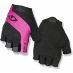 Frauen kurze handschuhe tessa gel schwarz/rosa größe s