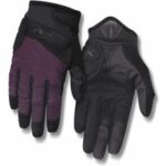 Xena dusty damen lange handschuhe lila/schwarz größe l