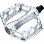 Paar bmx pedale aluminium körper anti-slip plugs gewinde 1/2 "schwarz