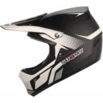 Extreme-helm schwarz/weiß/grau – größe xl