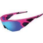 Fuchsiafarbene roubaix-brille