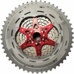 Mtb-kassette 12s x 11/50 zähne aus silbernem aluminium – shiman-körper