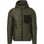 Fuse jacke venture unisex militärgrün mit kapuze größe s