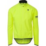 Jacke rain sport mann gelb fluo größe m