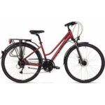 Bici trans 5.0 donna 28" rubinrot/schwarz größe l