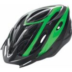 Rider helm kind erwachsene out-mold schale größe m schwarz grün grafik