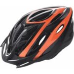 Rider helm kind erwachsener out-mold shell größe m schwarz orange grafik