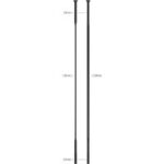 Radius cx-sprint Edelstahl i-head - 232mm schwarz Packung 4 Stück.