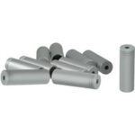 Getriebehülse 4mm Aluminium 100Stück - Aluminium silber