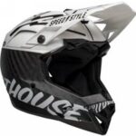 Helm full-10 weiß/schwarz größe 51-55cm