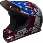 Helm sanction nitro grau / blau / rot 48 / 51cm grösse xs