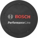 Schwarze performance logo abdeckung