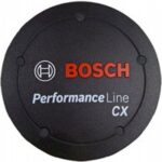 Performance cx black logo cover. mit montierten abdeckungen.