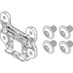 Befestigungsplatten-Bausatz Kompaktrohr horizontal ohne Axial-/Schwenkverriegelung (bbp324y)