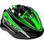 Gp-rider grüner junior-helm – einheitsgröße (52/56 cm)