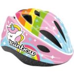 Rosa rainbow junior-helm – einheitsgröße (52/56 cm)