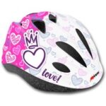 Rosa love junior-helm – einheitsgröße (52/56 cm)