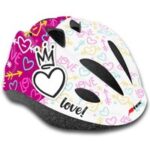 Junior-helm love fuchsia – einheitsgröße (52/56 cm)