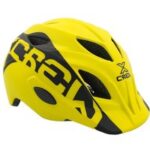 X-crew junior helm gelb - größe s (48/52cm)