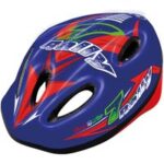 Blauer rally junior-helm – größe s (48/52 cm)