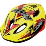 Gelber rally junior-helm – größe s (48/52 cm)