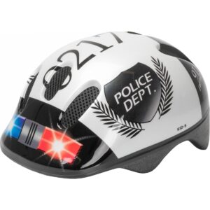 Kinderhelm KID-S Polizei Schwarz/Weiß Größe S (52-57 cm) – Bild 2