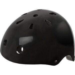 Glänzender schwarzer Ventura Freestyle BMX und Skate Helm Größe M (54-58 cm) – Bild 2