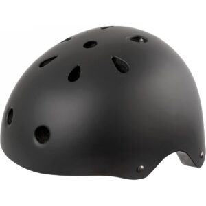 Freeskating BMX Helm Ventura Schwarz Matt Größe L (58-61 cm) mit Belüftung – Bild 2