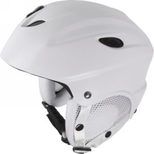 Matte Weißer Skihelm M 55-58 cm mit Ringsystem und Polsterung - M • Wave – Bild 2