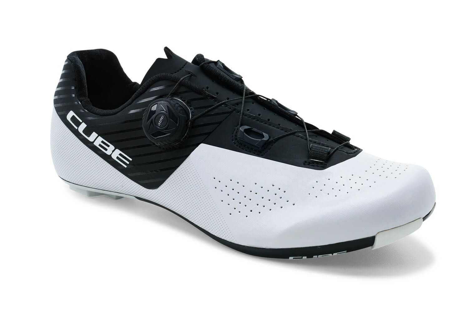 Cube Rennradschuhe RD Sydrix Pro:Der Cube RD Sydrix Pro ist ein hervorrangeder Rennradschuh f?r dich und dein Bike. Schlupf in den Schuh und du wirst einen guten Halt finden. Das CUBE Anti-Slip System sorgt daf?r