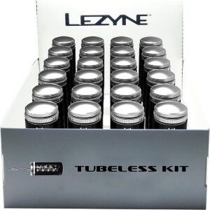 Lezyne Tubeless Reifen Reparaturset 24 Teile Schwarz mit Werkzeug und Koffer – Bild 2