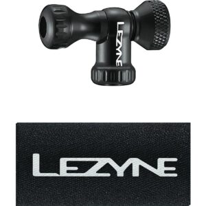 Lezyne CO2 Pumpe CNC Drive Schwarz - Kompatibel mit Schrader und Presta Ventilen – Bild 2