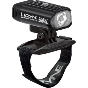 Lezyne Hecto Drive 500 XL Helm Schwarz-Weiß Glänzend mit 500 Lumen Licht – Bild 2