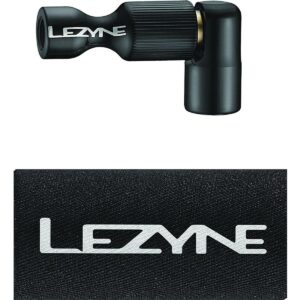 Lezyne CO2 Trigger Drive CNC Pumpe Kopf Schwarz - Aluminium Auslass für präzises Aufpumpen – Bild 2