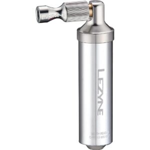 Lezyne CO2 Pumpe Lega Drive CNC Silber - Robuster und Zuverlässiger Inflator für Radfahrer – Bild 2