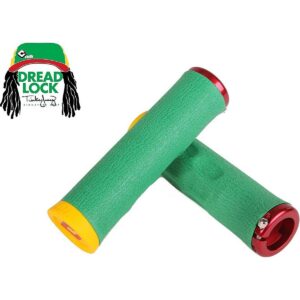 MTB Griffe Dread Lock Rasta 130mm - Tinker Juarez Signature mit Offset Grip Design – Bild 2