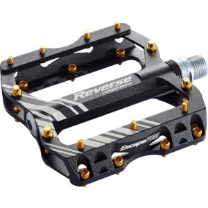 Rückwärts Pedal Escape Pro Schwarz-Gold für MTB - Leicht und Robust aus CNC-Aluminium – Bild 2