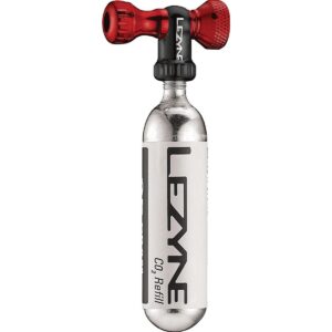 Lezyne CO2 Pumpe Kontroll Drive CNC Rot Glänzend 16g - Hochwertiger Aluminium Emitter – Bild 2