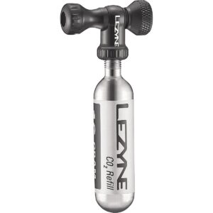 Lezyne CO2 Pumpe Kontroll Drive CNC Schwarz 25g - Präzisionsauslass für Presta und Schrader – Bild 2