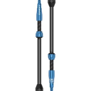 Lezyne CNC 80mm Tubeless Ventil in Blau - Paar – Bild 2