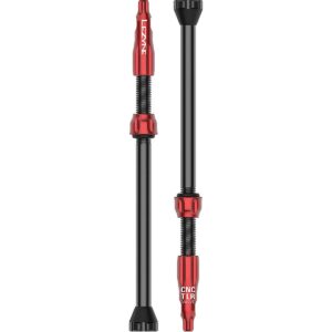 Lezyne CNC 80mm Tubeless Ventil in Rot mit Kernentferner – Bild 2