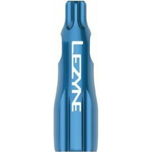 Lezyne CNC Ventilkappen Blau aus Aluminium mit integriertem Torx T25 – Bild 2