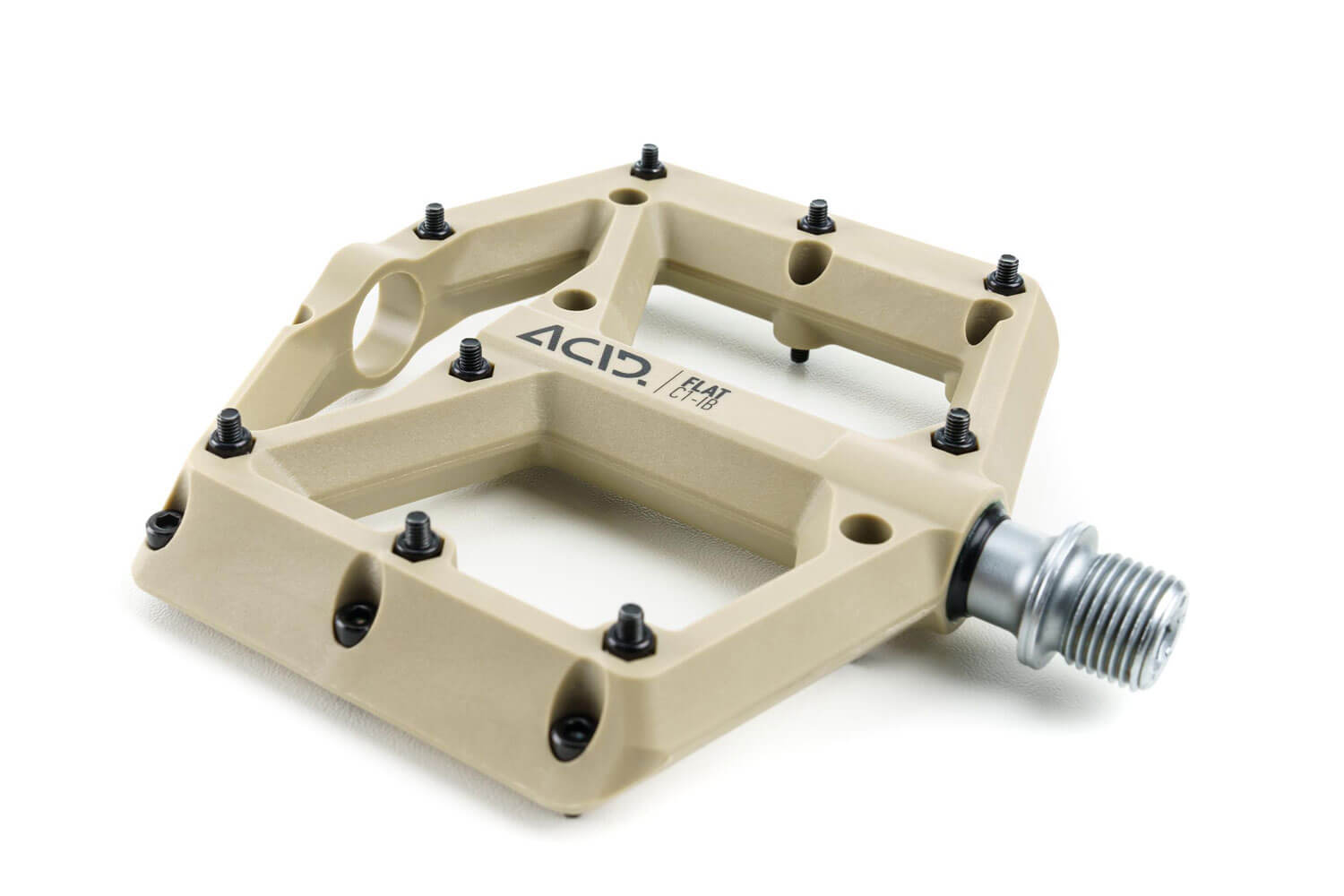 Cube Acid Pedale Flat C1-IB:Hier haben wir die neuen Flat-Pedals die auf deinem Mountainbike eine tolle Figur machen werden. Die Pedale sind breit und haben einstellbare Pins