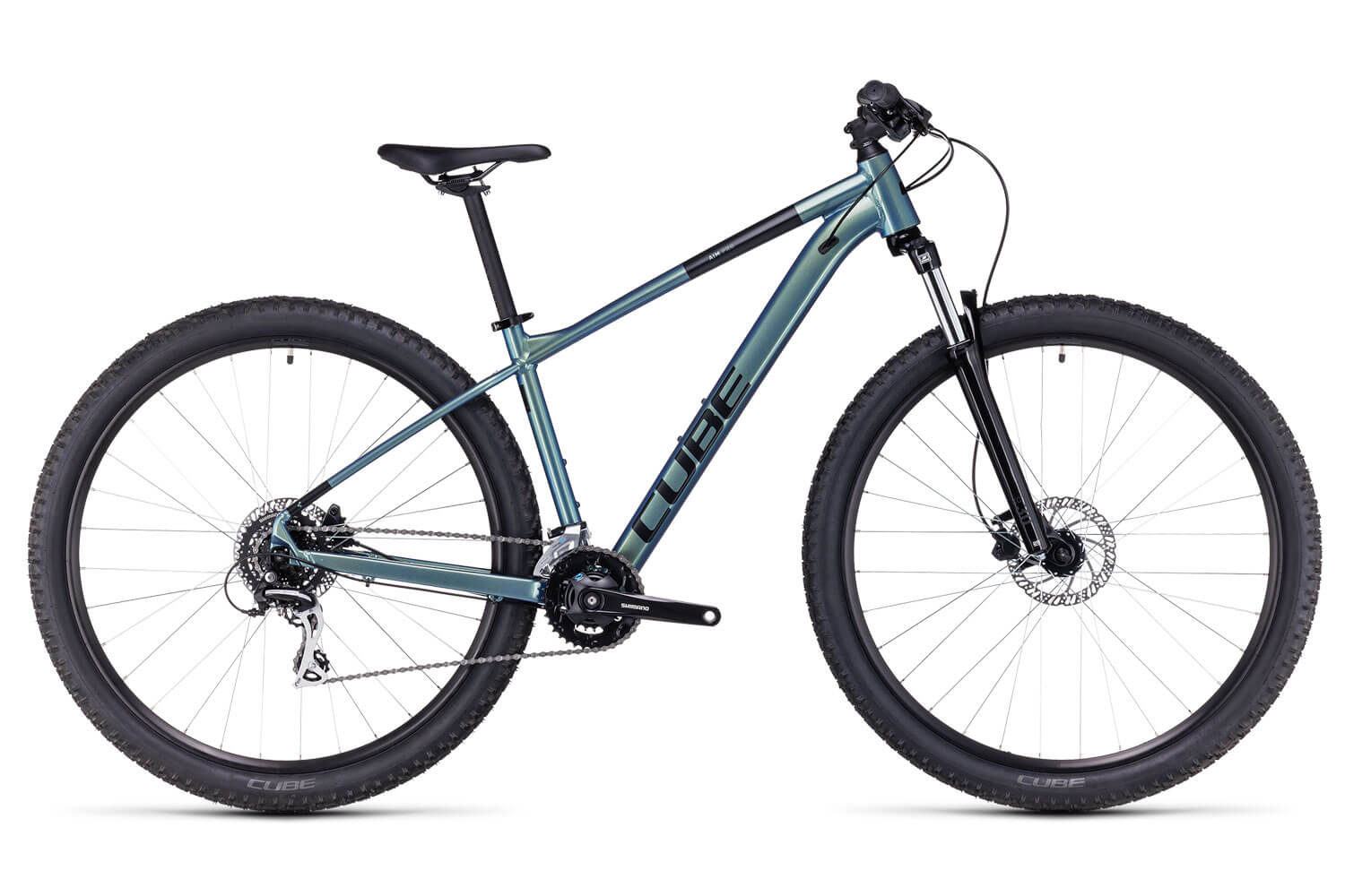 Cube Mountainbike Aim Pro 2023:Ein klassisches Mountainbike Fahrrad stellt sich mit dem Cube Aim Pro vor. Es ist ein flexibler und guter Alltagsbegleiter f?r dich. Das Mountainbike von Cube hat alle Elemente