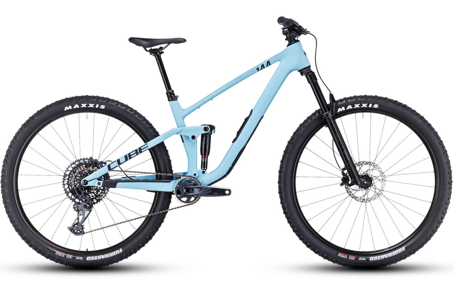 Cube Mountainbike Fully Stereo One44 C:62 Pro:Ein tolles MTB Fully wartet auf dich hier mit dem neuen Cube Stereo One44.Absolutes Highlight und dein Vorteil ist sicherlich der Carbon-Rahmen: Damit wird das Rad noch leichter und noch agiler im Berg. Das Berghochfahren wird einfacher