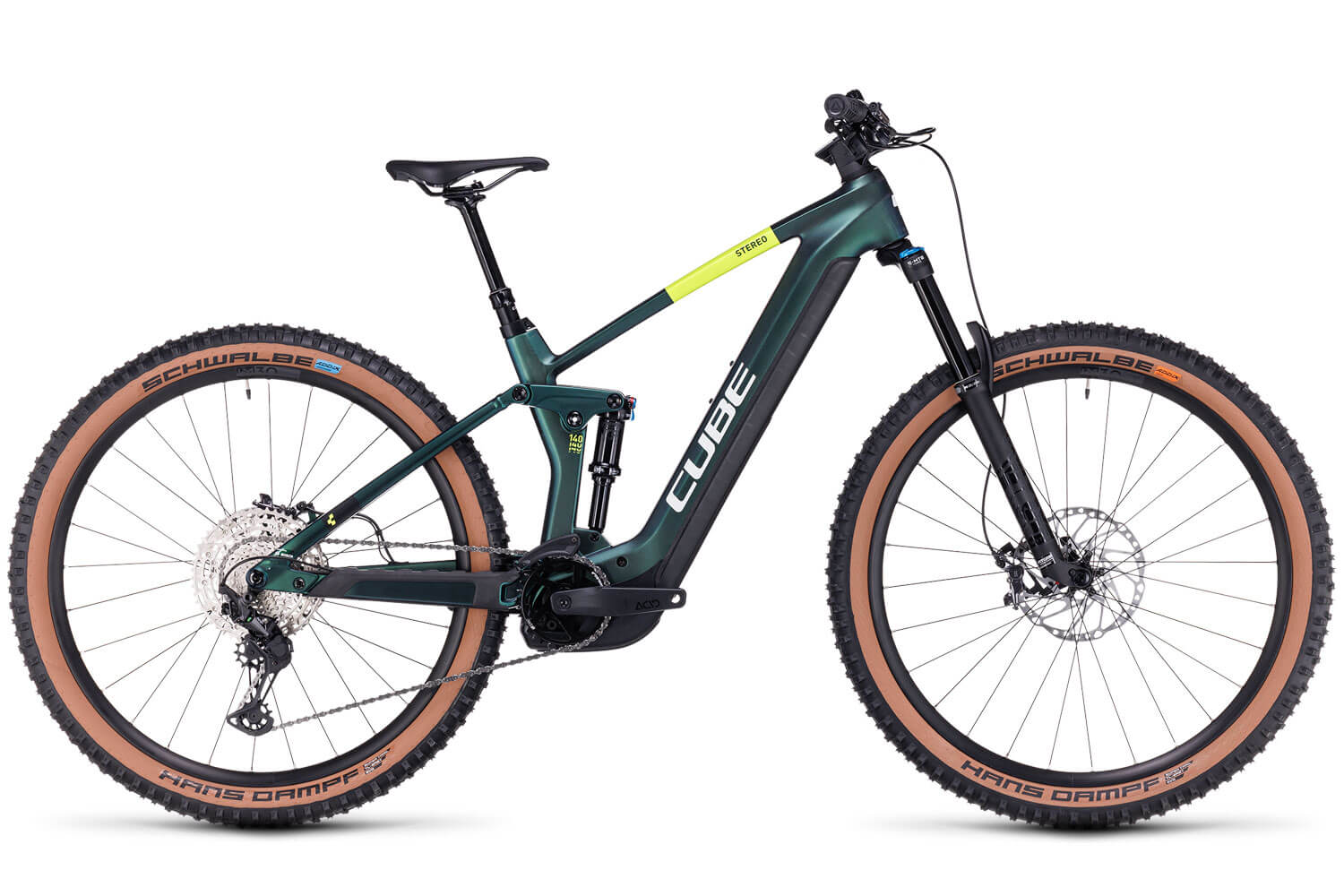 Cube E-Bike Stereo Hybrid 140 HPC SLX 750:Hier haben wir ein sportliches und hochwertiges E-Bike f?r E-Bike Fahrer und Mountainbike-Liebhaber.Die Besonderheit hier ist die sehr gute Federung