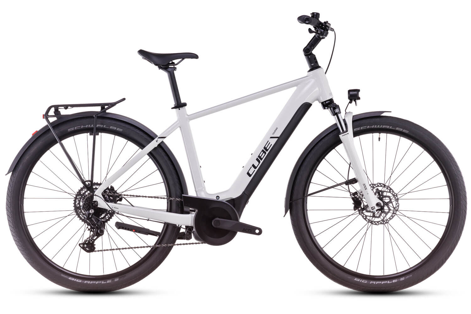 Cube E-Bike Trekking Touring Hybrid ONE 625 2025Mit diesem Trekkingfahrrad bekommst du ein voll ausgestattetes Elektrofahrrad f?r deinen Alttag oder Touren das den geschmeidigen Support des Bosch Performance Line Motor mit dem hochkapazitiven 625 Wh Akku geniesst. Komfortaberl und zuverl?ssig ist die Filosofie des Cube E-Bikes