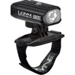 Lezyne Hecto Drive 500 XL Helm Schwarz-Weiß Glänzend mit 500 Lumen Licht